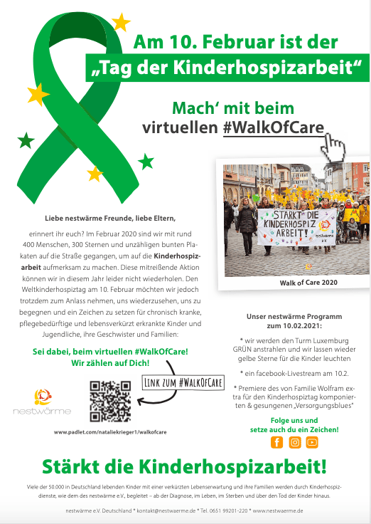 NeuroLifeBalance unterstützt den Walk of Care